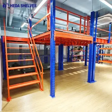 Structural Steel Mezzanines for Chemical Process and Laboratory Storage