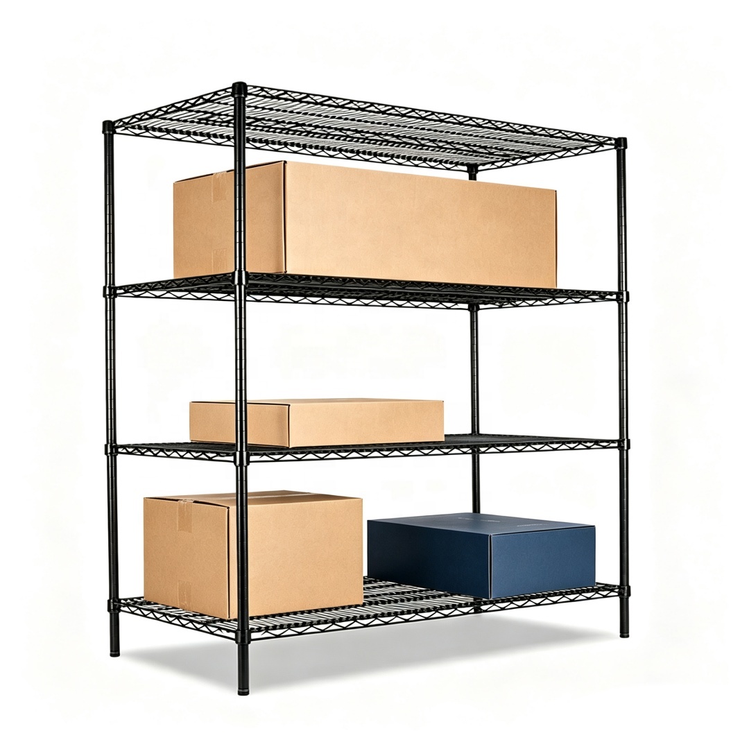 4 Layer Rack Heavy Duty Wire Shelf View 1