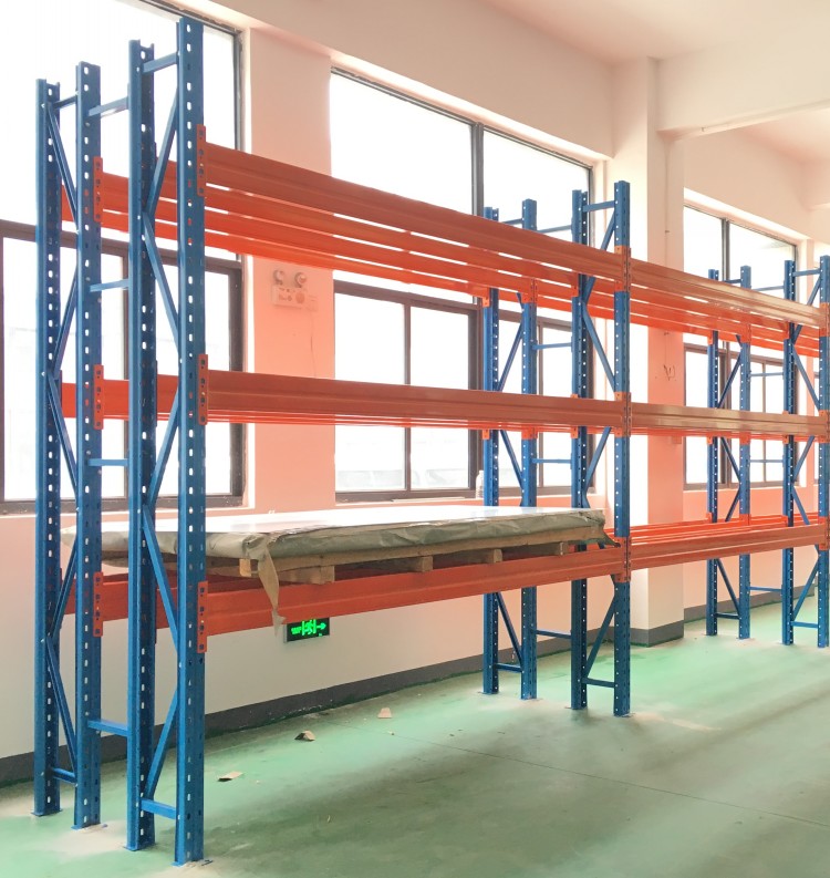 High Capacity Selective Pallet Racking Industrial Storage Solutions Drop-in Beams Heavy Duty Steel Warehouse Shelving Factory