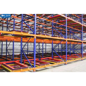 One Tech Push Back Racking System Vietnam Customization Heavy Duty Steel Screw Assembly Electrostatic Powder Coating ISO