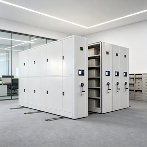 Smooth Track Slide High Density Mobile Shelving Bulk Enterprise Legal Document Filing Compact Storage Shelves School Workshop