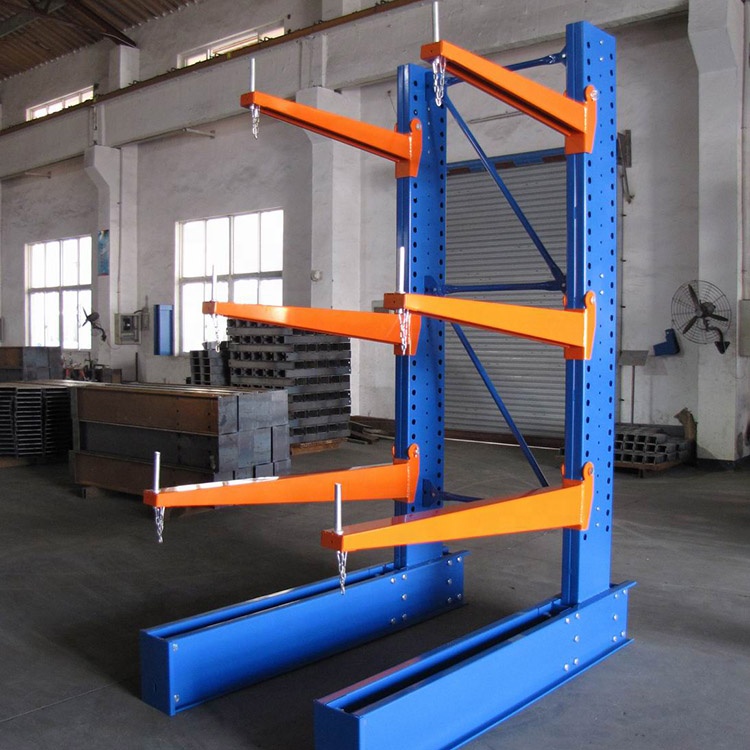 Jrackng High Capacity Heavy Duty Warehouse Storage Long Arm Cantilever Racking For Timber