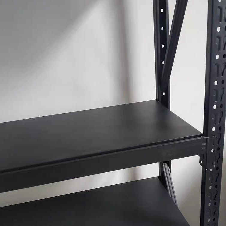 Heavy Duty Industrial Rack System Reinforced Uprights and Cross Beams for Large-Volume Storage in Logistics Facilities