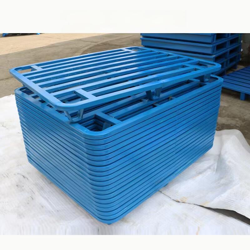 Heavy Duty Industrial Storage Factory Metal Pallet Manufacturers Forklift Warehouse Single-deep Stackable Iron Storage Rack