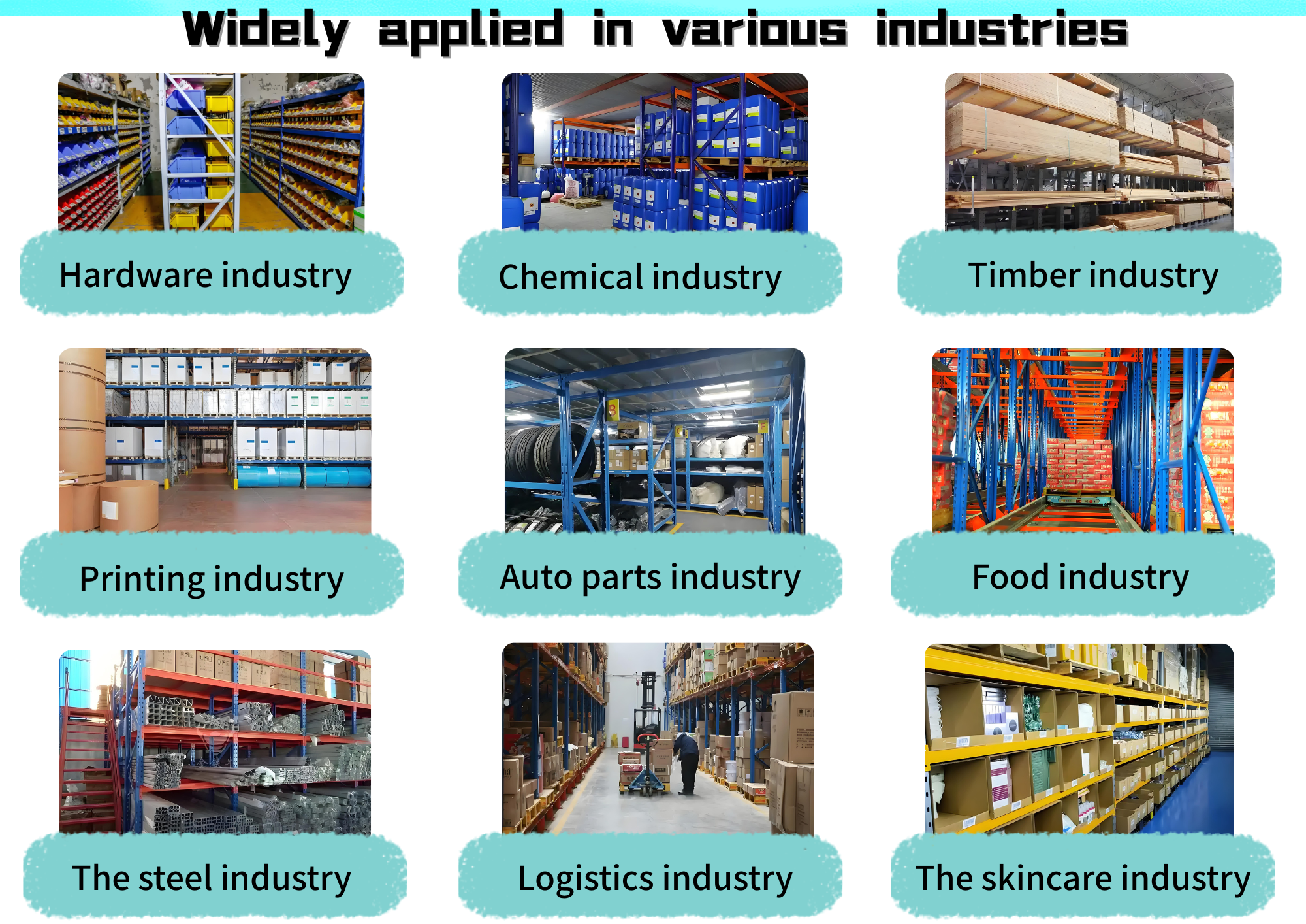 Gravity Pallet Racking Application