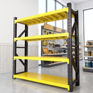 Boltless Light Duty Steel Storage Rack Heavy Load Corrosion Protection Warehouse Shelves with Adjustable Layer Height
