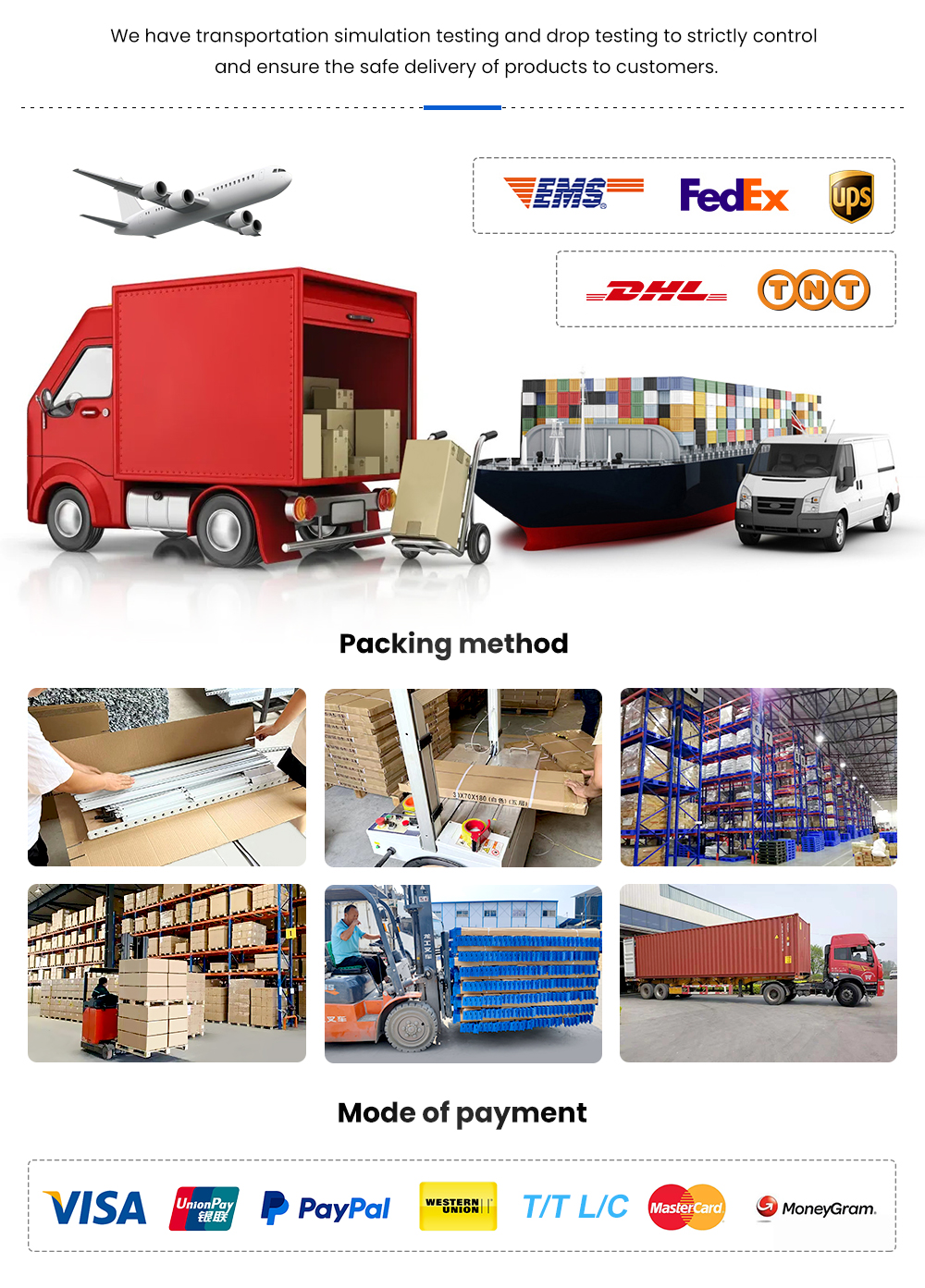 Heavy duty shelf packaging and transportation