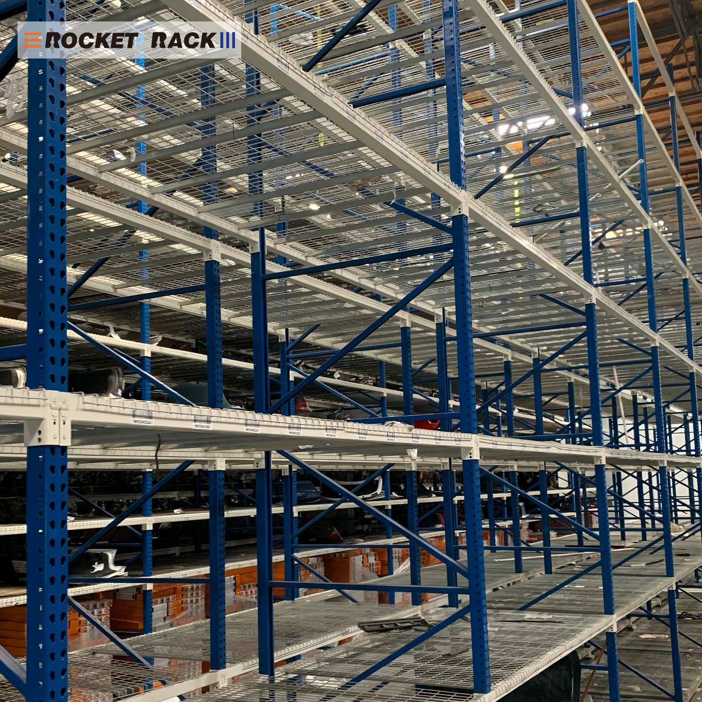 US Industrial Rocket Rack Steel Heavy Duty Pallet Teardrop Racks-Adjustable Structure CE Certified OEM Available
