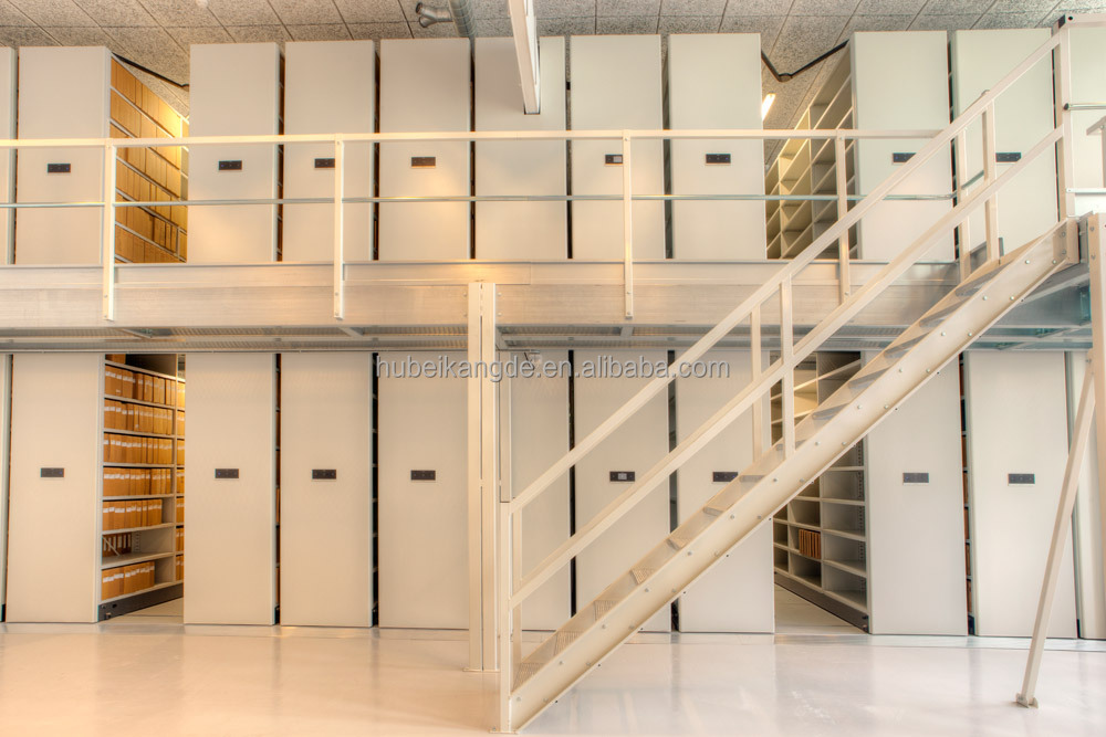 Manual-Operated Mobile Racking System Financial Document Storage Electric Intelligent Compact Filing Cabinets Shelving Steel
