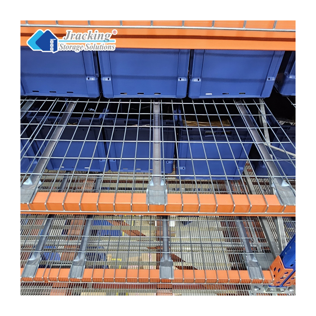 High Load Warehouse Storage Steel Material Pallet Rack Heavy Duty Galvanized Fireproof Mesh Welded Wire Mesh Panel