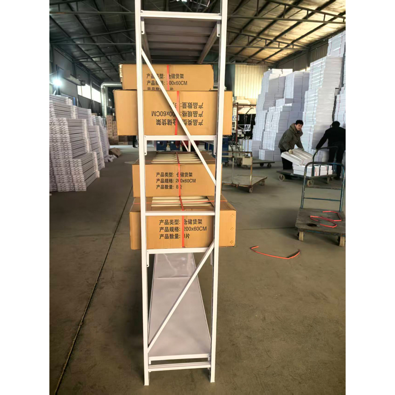 Custom Size Convenience Store Display Rack Economical Light Duty Shelving Small Warehouse Tiered Storage Rack
