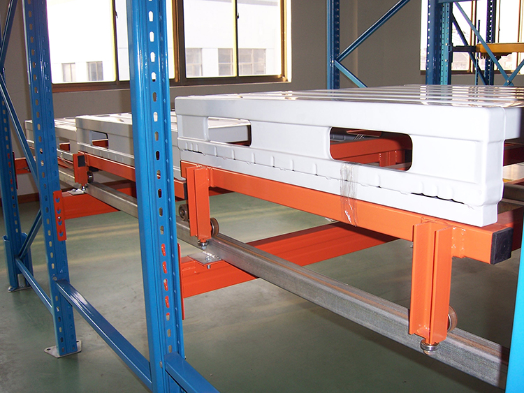 Push Back Rack Trolley Structure