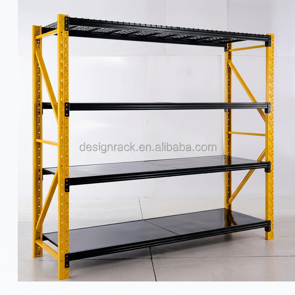 Mobile Wide Span Storage Racks Light Duty Racks for Warehouse Stainless Building Materials Tool Shelf Rack