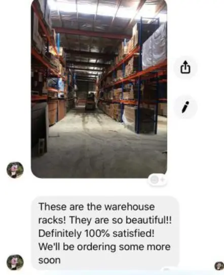 Completed rack upright leveling inspection