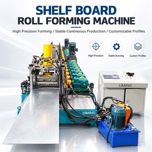 Liming Storage Rack Shelf Board Forming Machine For Steel Shelving Panel And Warehouse Equipment Production