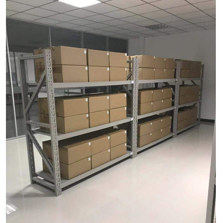 Guijie High Load Capacity 4-Layer Drive-Through Steel Warehouse Rack Powder Coated Finish Adjustable Corrosion Protected Shelves