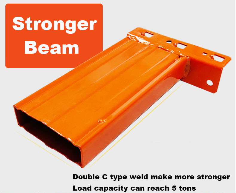 Heavy Duty Double Deep Pallet Racking, Universal Steel Storage Shelves for Factory, Workshop &amp; Cold Room