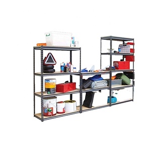 Factory Manufacture Folding Steel Slotted Angle Rack Shelf 5 Layers Multi-Level Corrosion Protection