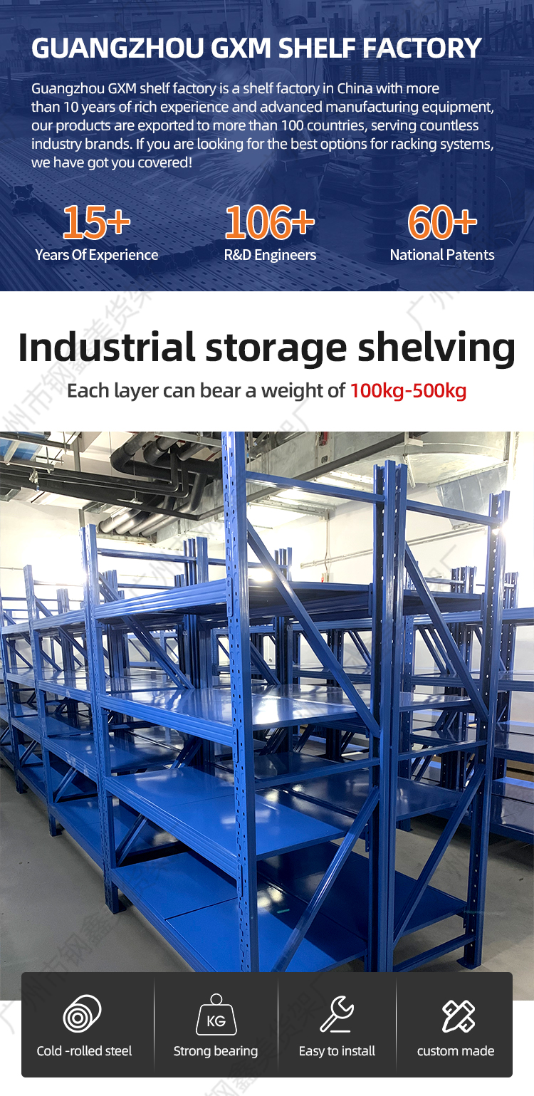 Heavy Duty Rack System Warehouse Storage