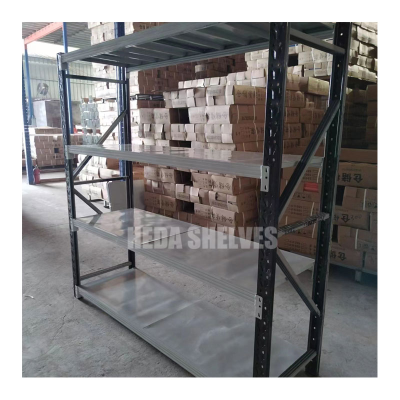 Customizable Black Warehouse Medium Duty Steel Shelving for Warehouse Storage Racks Wholesale Company
