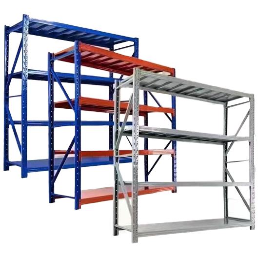 Stock Available Medium-sized Shelves Shelf Boltless Racking Shelves Steel Storage Shelving Unit Multi-level Metal Storage Rack