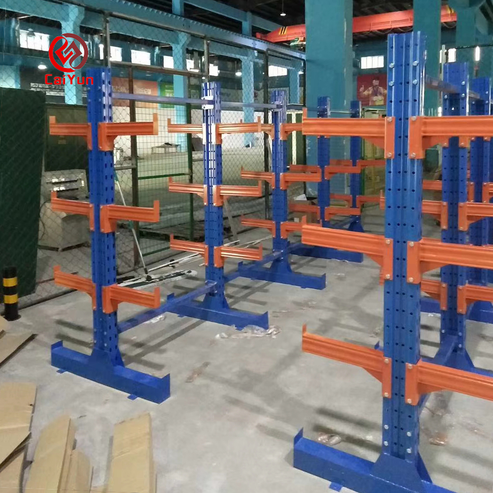 Robust Cantilever Shelving Unit Upright Column for Long Shape Goods