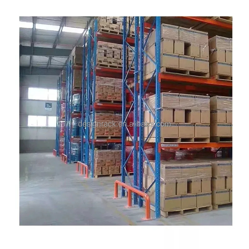 High Density Warehouse Storage Solution Distribution Center Equipment Steel Selective Pallet Rack