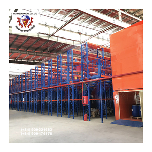 Customized Adjustable Metal Mezzanine Floor Racking System For Efficient Pallet And Warehouse Storage