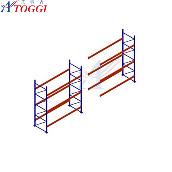 Heavy Duty Industrial Warehouse Picking Equipment Storage Rack Q235 Steel 3 Layers 110000kg Capacity Powder Coated