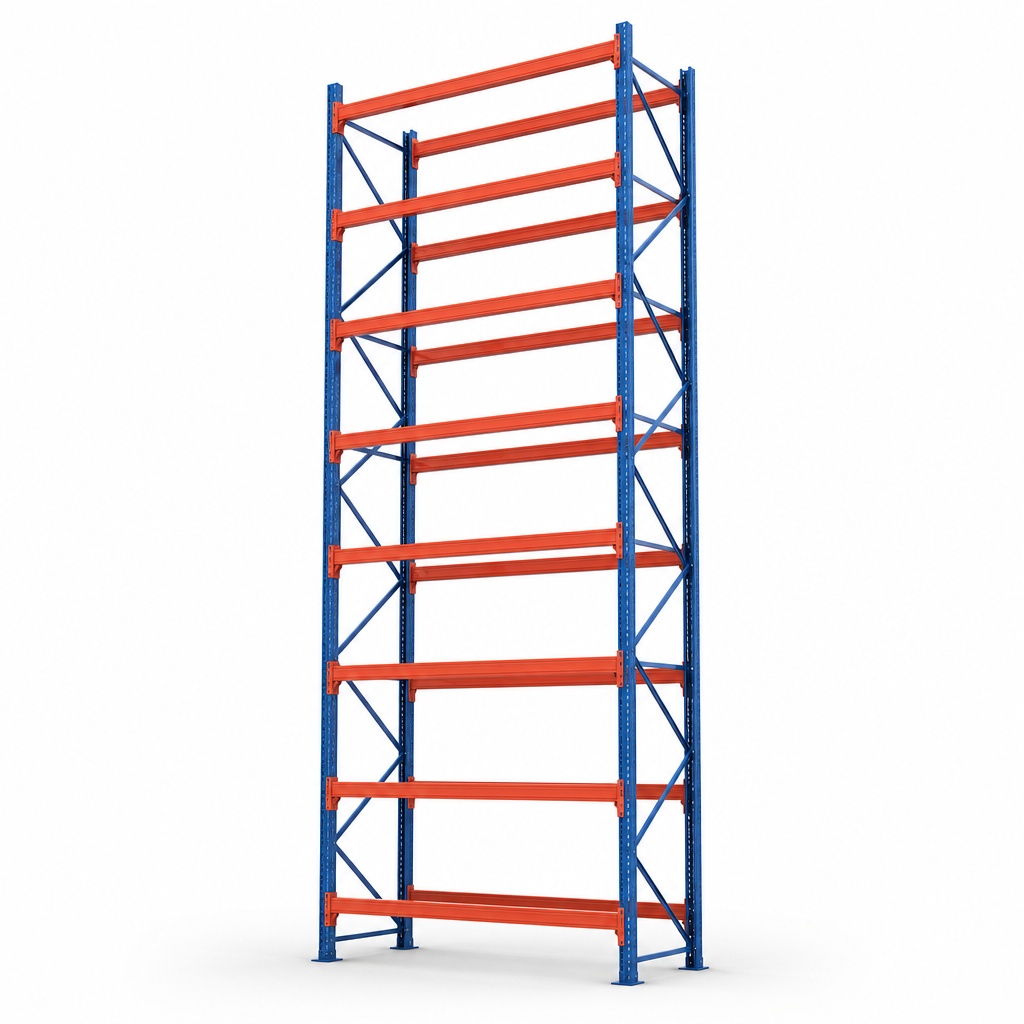 Heavy Duty High Bay Pallet Beam Rack 7 Levels 3500kg Per Shelf H7800mm Forklift Compatible Warehouse Racking