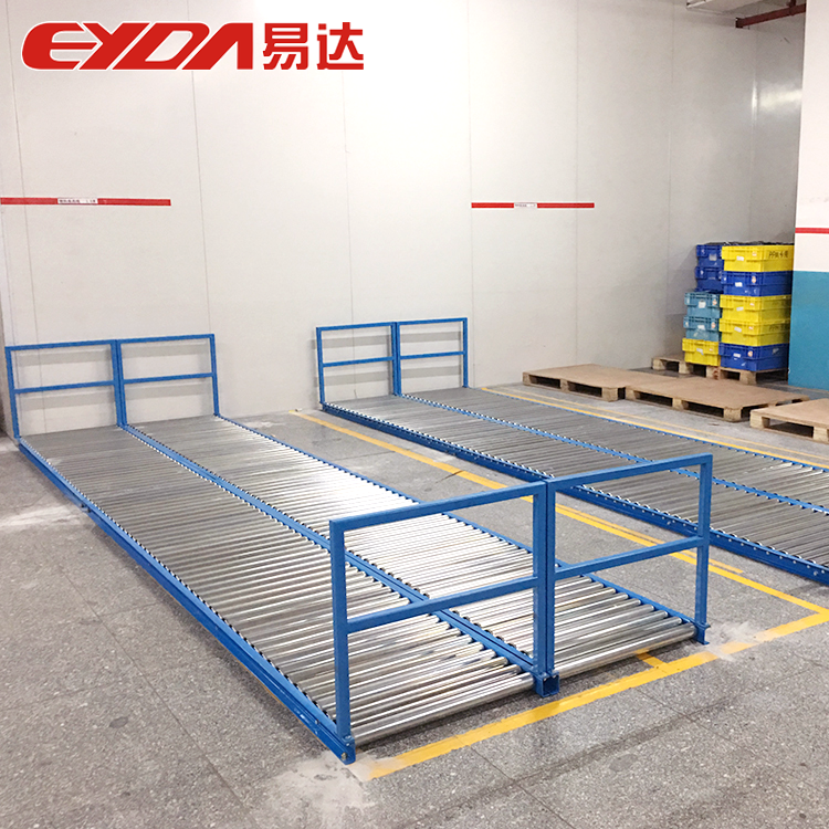 GuangZhou Factory OEM Service Adjustable Warehouse Storage Heavy Duty Pallet Gravity Flow Racking Roller Rack System