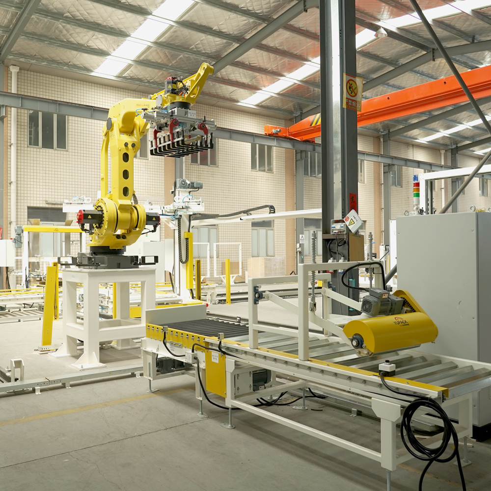 Automatic Palletizing System for Big Bags / FIBCs, Integrate With Conveyor, Endless Flow
