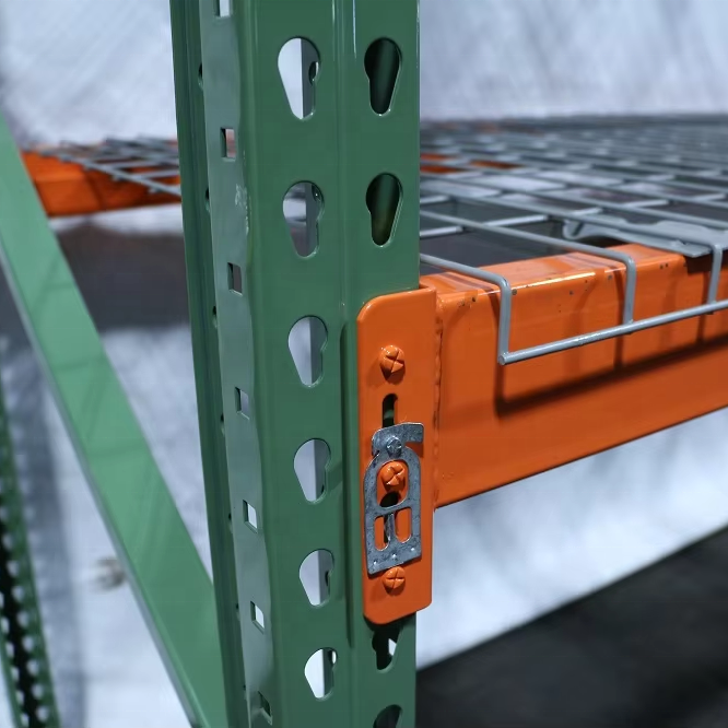 US Warehouse Equipment Racking System Steel Teardrop Pallet Rack Mesh Storage Adjustable Shelves Unit Racking System