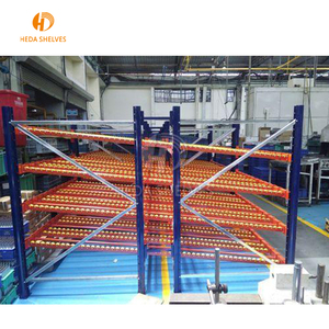 Selective Warehouse Storage Gravity Carton Flow Racking