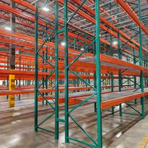 Selective Pallet Rack Teardrop Racking System American Standard Height Warehouse Adjustable Steel Vietnam Industrial Supply
