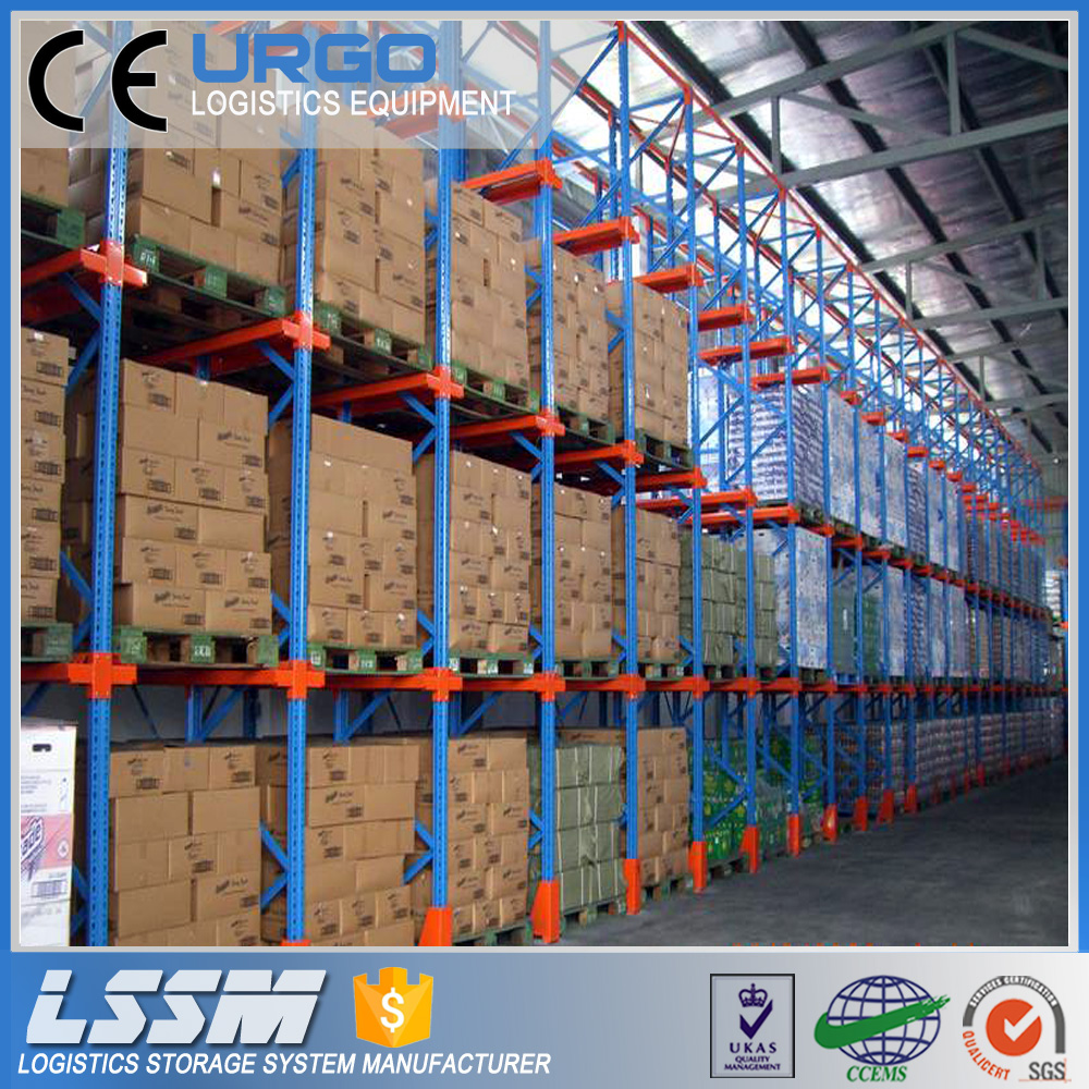 Warehouse Storage Pallet Racking System Drive In For Cargo Storage