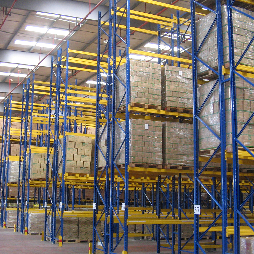 Perter High Density Storage Stack Selective Heavy Duty Pallet Racking System Design Warehouse Pallet Shelves